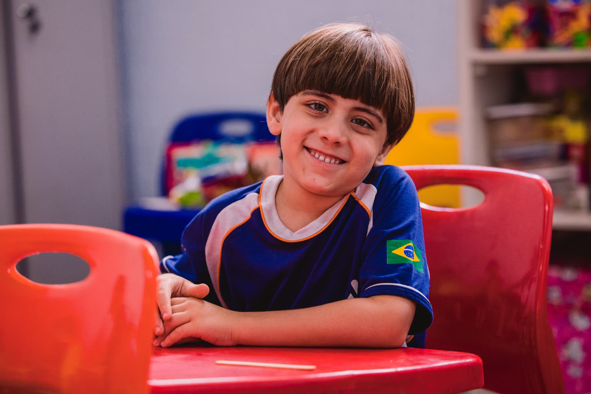 Crianças da Educação Infantil em atividade